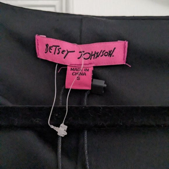 Betsey Johnson Fuchsia Black Striped Sequin Mini Dress NWT Small - Picture 3 of 5